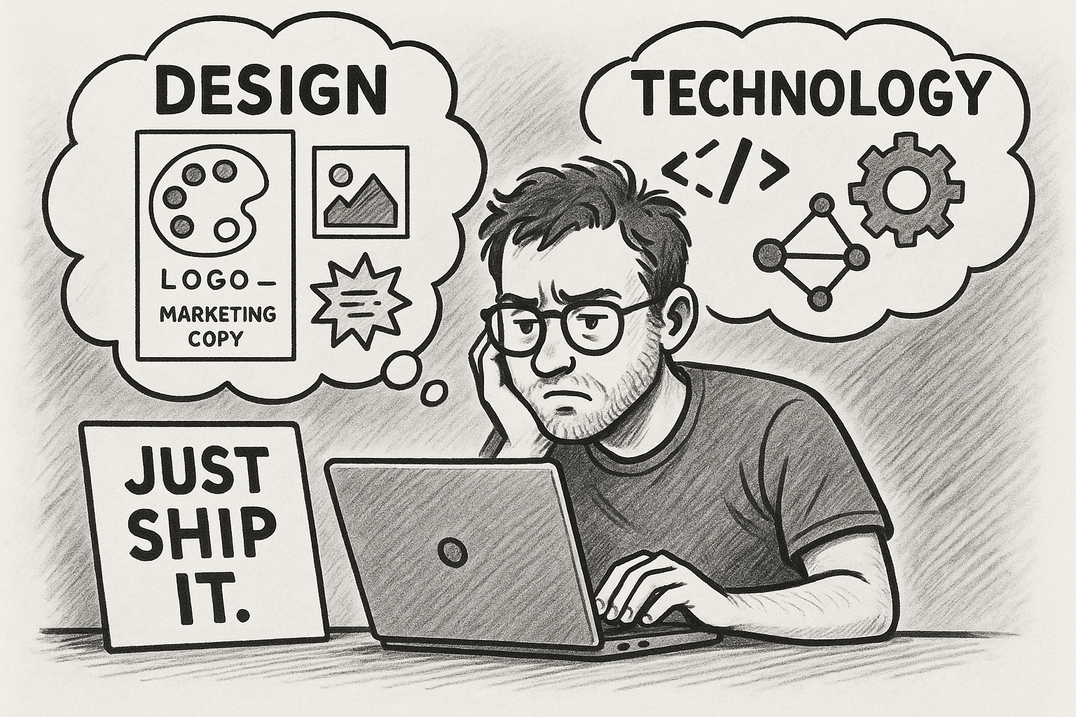 Technology is my leverage, not design
